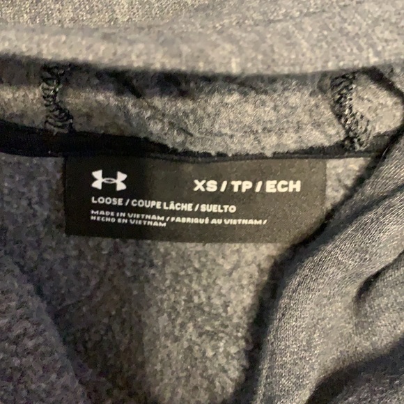 Grey/back cropped sweatshirt - Picture 4 of 4